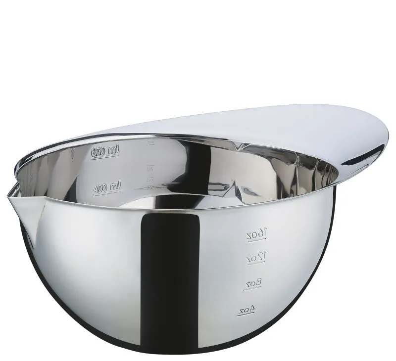 Messschüssel Edelstahl 600 ml – Küchenprofi